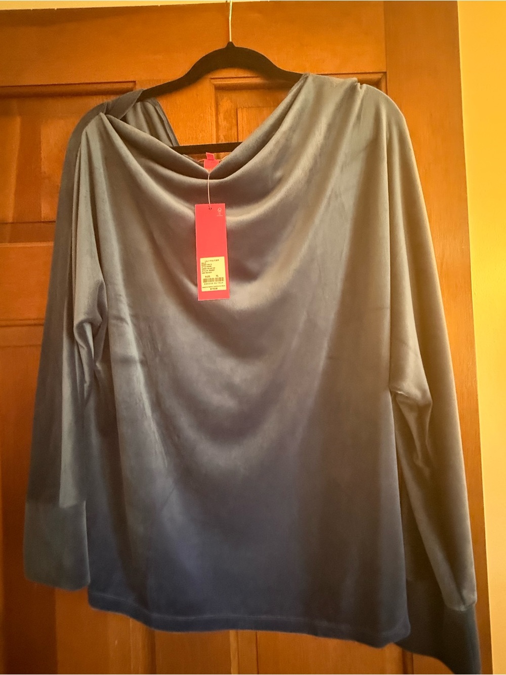 Lilly Pulitzer High Tide Navy Velvet Top